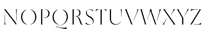 Rowton Stencil Light Font UPPERCASE