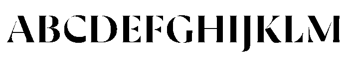 Rowton Stencil Medium Font UPPERCASE