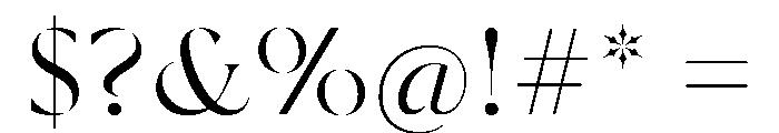 Rowton Stencil Font OTHER CHARS