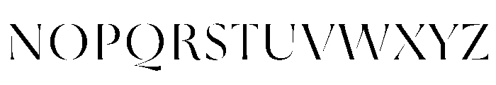 Rowton Stencil Font UPPERCASE
