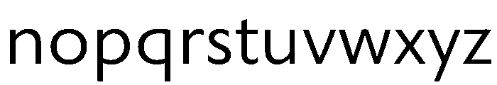 Rowton Font LOWERCASE