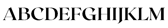 Roxborough Bold Font UPPERCASE