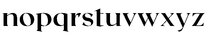 Roxborough Bold Font LOWERCASE