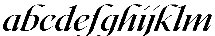 Roxborough Demi Bold Italic FONT