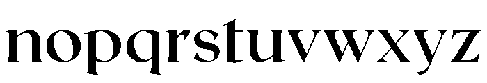 Roxborough Demi Bold Font LOWERCASE