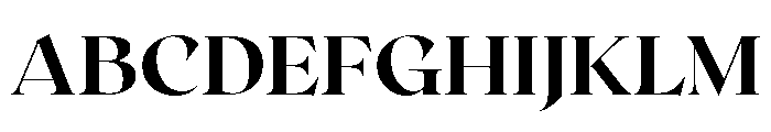 Roxborough Heavy Font UPPERCASE