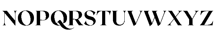 Roxborough Heavy Font UPPERCASE