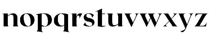 Roxborough Heavy Font LOWERCASE