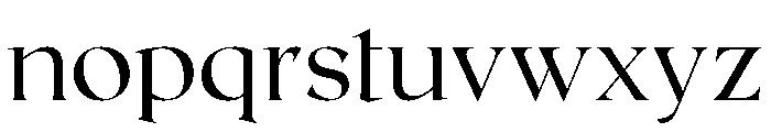 Roxborough Light Font LOWERCASE
