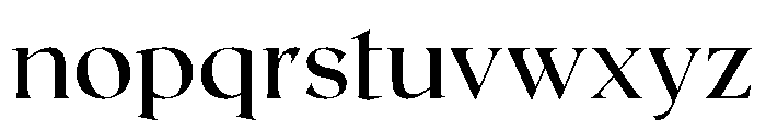Roxborough Medium Font LOWERCASE