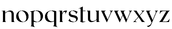 Roxborough Regular Font LOWERCASE