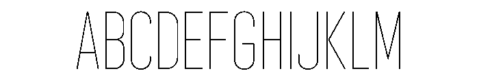 Royal Street Extra Light Font UPPERCASE