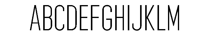 Royal Street Light Font UPPERCASE