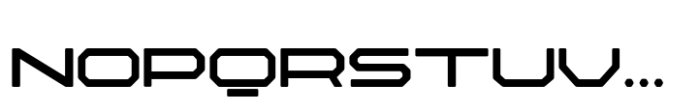 RQND Pro V.2 Bold Exp Font UPPERCASE
