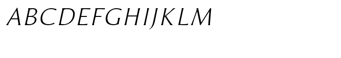 RRollie Light Italic Font UPPERCASE