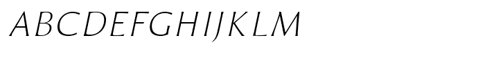 RRollie Thin Italic Font UPPERCASE