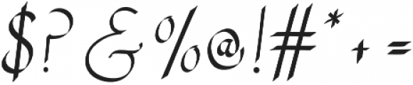 RSVP Calligraphy otf (400) Font OTHER CHARS
