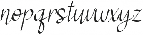 RSVP Calligraphy otf (400) Font LOWERCASE