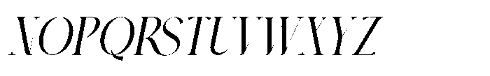 RS Kegson Italic Font UPPERCASE