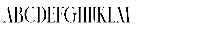 RS Kegson Regular Font UPPERCASE