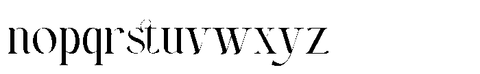 RS Kegson Regular Font LOWERCASE
