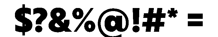 RSTBrother Black Instance Font OTHER CHARS