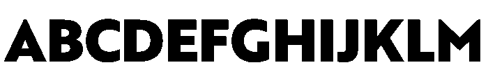RSTBrother Black Instance Font UPPERCASE