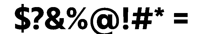 RSTBrother Bold Instance Font OTHER CHARS
