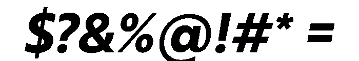 RSTBrother BoldItalic Instance Font OTHER CHARS