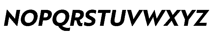 RSTBrother BoldItalic Instance Font UPPERCASE
