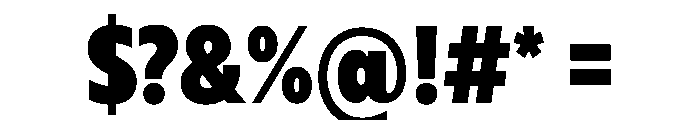 RSTBrother CndBlack Instance Font OTHER CHARS