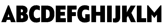RSTBrother CndBlack Instance Font UPPERCASE