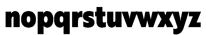 RSTBrother CndBlack Instance Font LOWERCASE