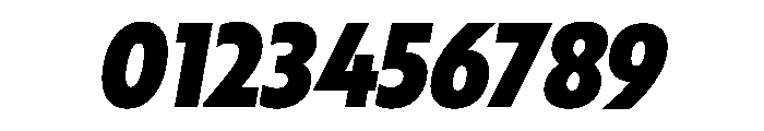 RSTBrother CndBlackItalic Instance Font OTHER CHARS