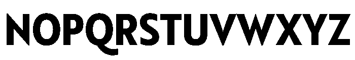 RSTBrother CndBold Instance Font UPPERCASE