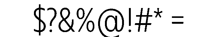 RSTBrother CndExtraLight Instance Font OTHER CHARS