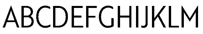 RSTBrother CndLight Instance Font UPPERCASE