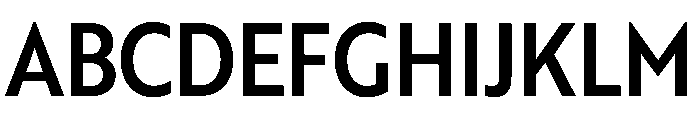 RSTBrother CndMedium Instance Font UPPERCASE