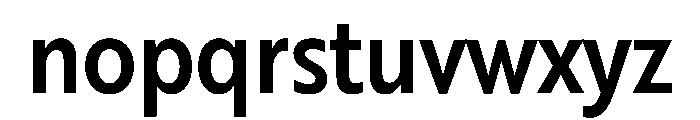 RSTBrother CndMedium Instance Font LOWERCASE