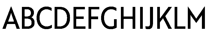 RSTBrother CndRegular Instance Font UPPERCASE