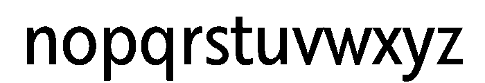 RSTBrother CndRegular Instance Font LOWERCASE
