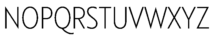 RSTBrother CndThin Instance Font UPPERCASE