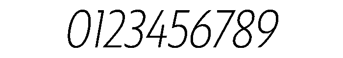 RSTBrother CndThinItalic Instance Font OTHER CHARS