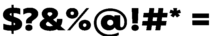 RSTBrother ExpBlack Instance Font OTHER CHARS