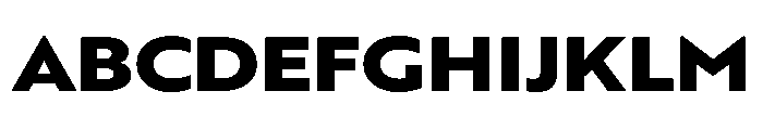 RSTBrother ExpBlack Instance Font UPPERCASE