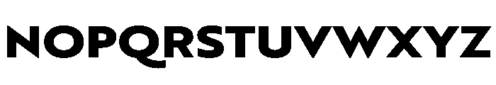RSTBrother ExpBlack Instance Font UPPERCASE