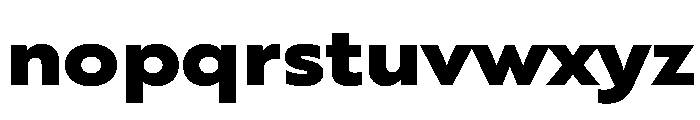 RSTBrother ExpBlack Instance Font LOWERCASE