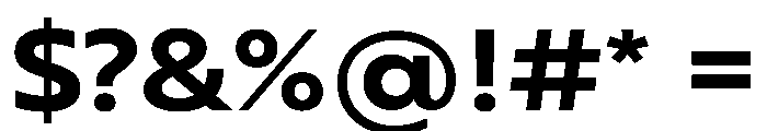 RSTBrother ExpBold Instance Font OTHER CHARS