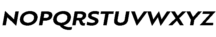 RSTBrother ExpBoldItalic Instance Font UPPERCASE