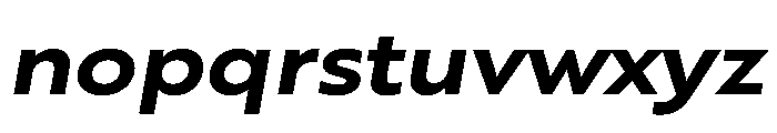 RSTBrother ExpBoldItalic Instance Font LOWERCASE